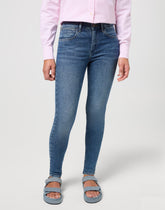 Damskie Spodnie Jeansowe Wrangler High Skinny Lovers 112351323